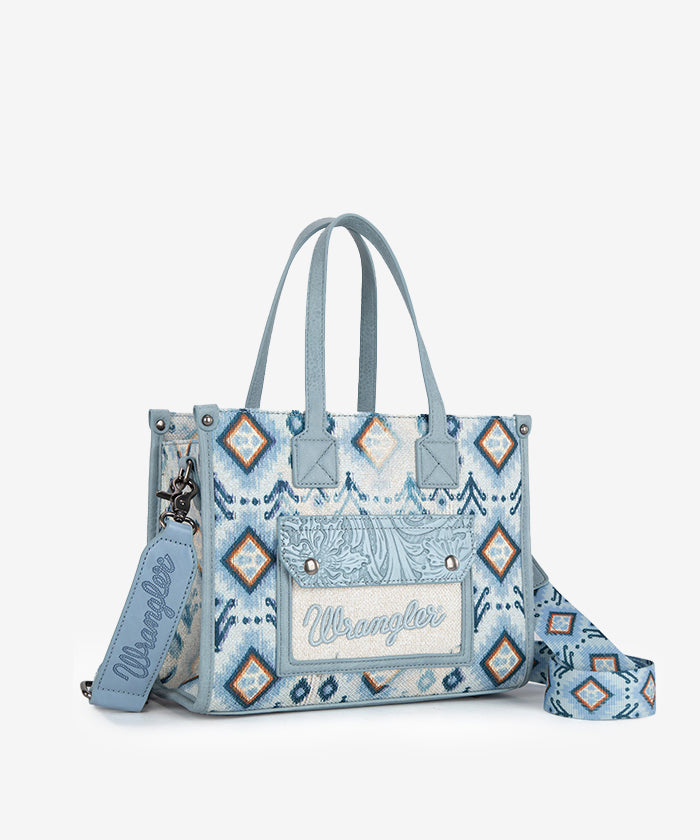 Wrangler Aztec Concealed Carry Canvas Tote Bag Collection