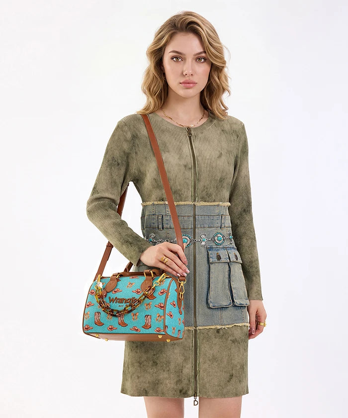 Wrangler Rodeo Icons Western Boston Bag