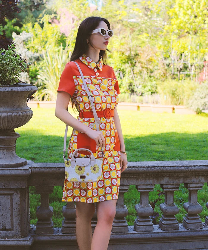 Wrangler Sunflower Print Mini Crossbody Bag