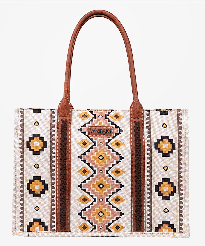 Wrangler Southwestern Crossbody Tote Bag