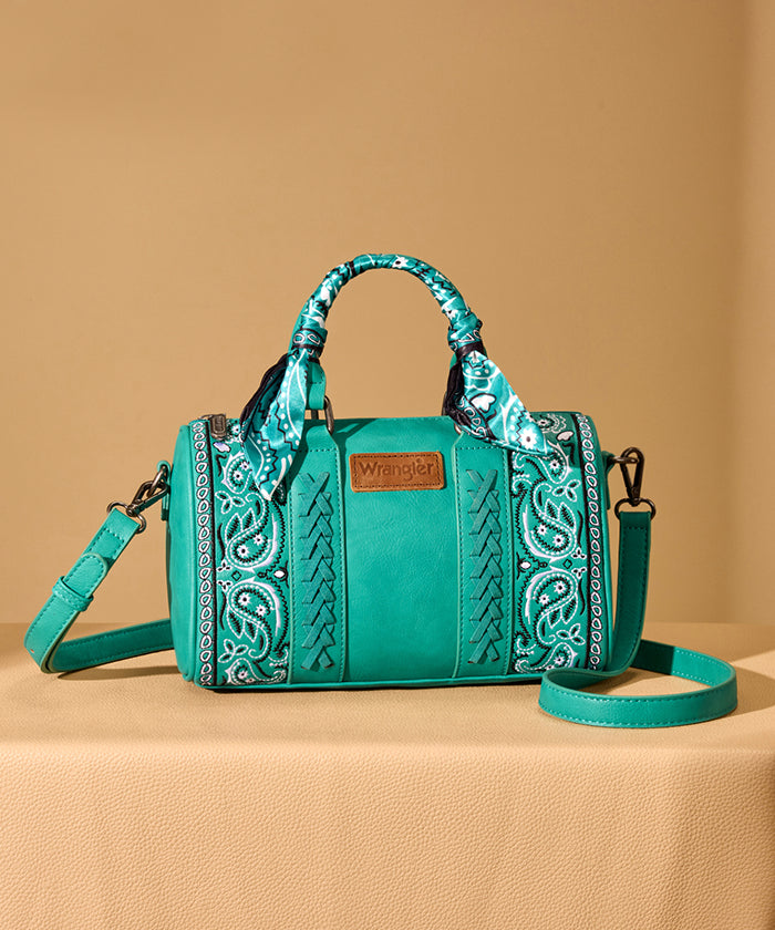 Wrangler Desert Paisley Boston Bag