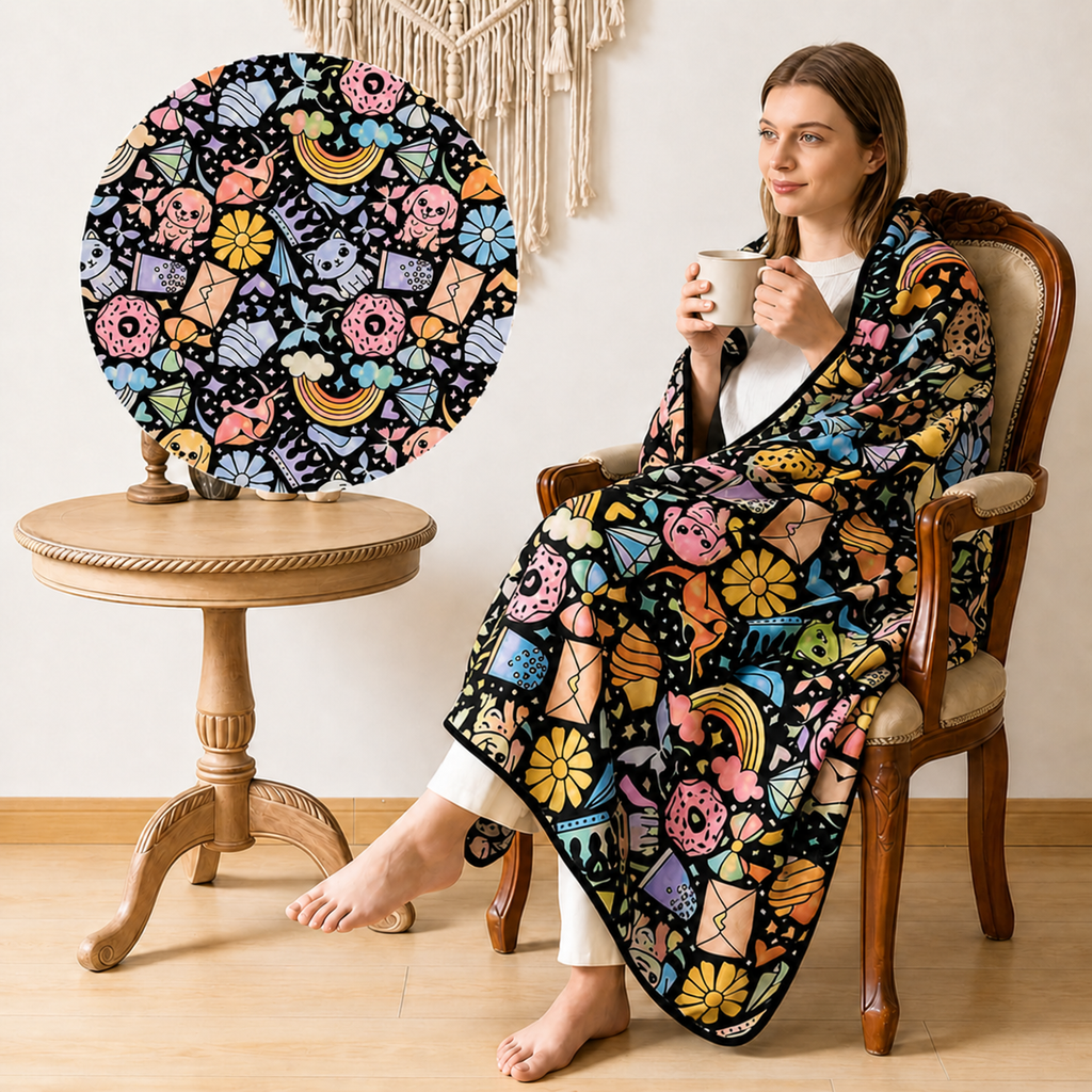 🔥 FINAL CLEARANCE: THE COZY COLOR ART BLANKET – JUST $39.99 🔥