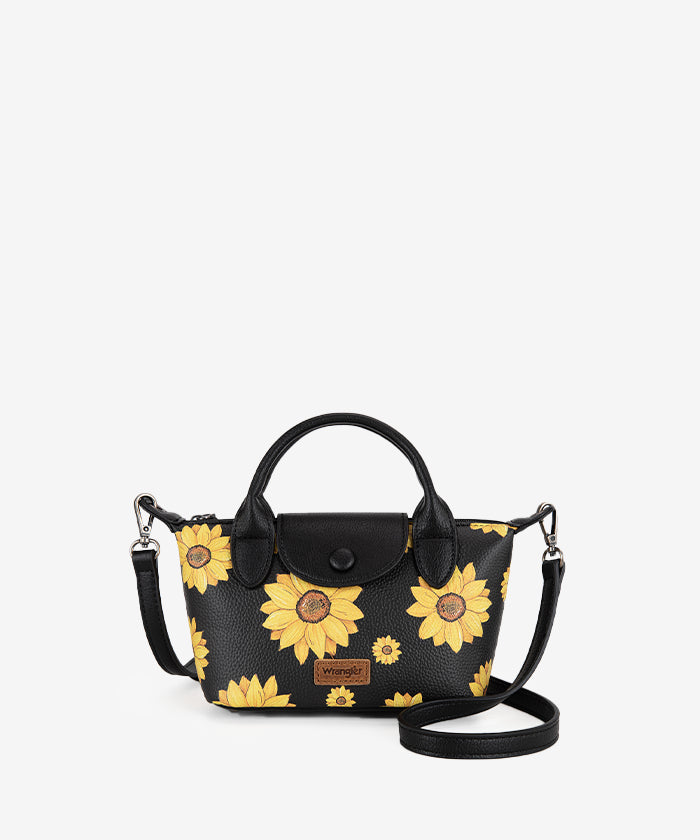 Wrangler Sunflower Print Mini Crossbody Bag