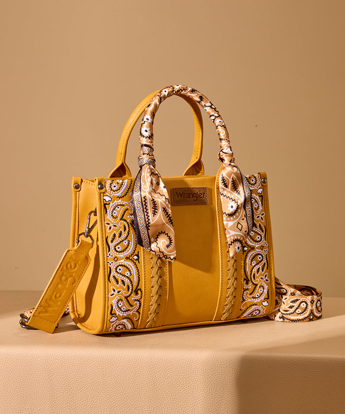 Wrangler Western Desert Paisley Tote Bag