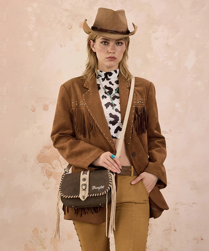 Wrangler Western Fringe Shoulder Bag