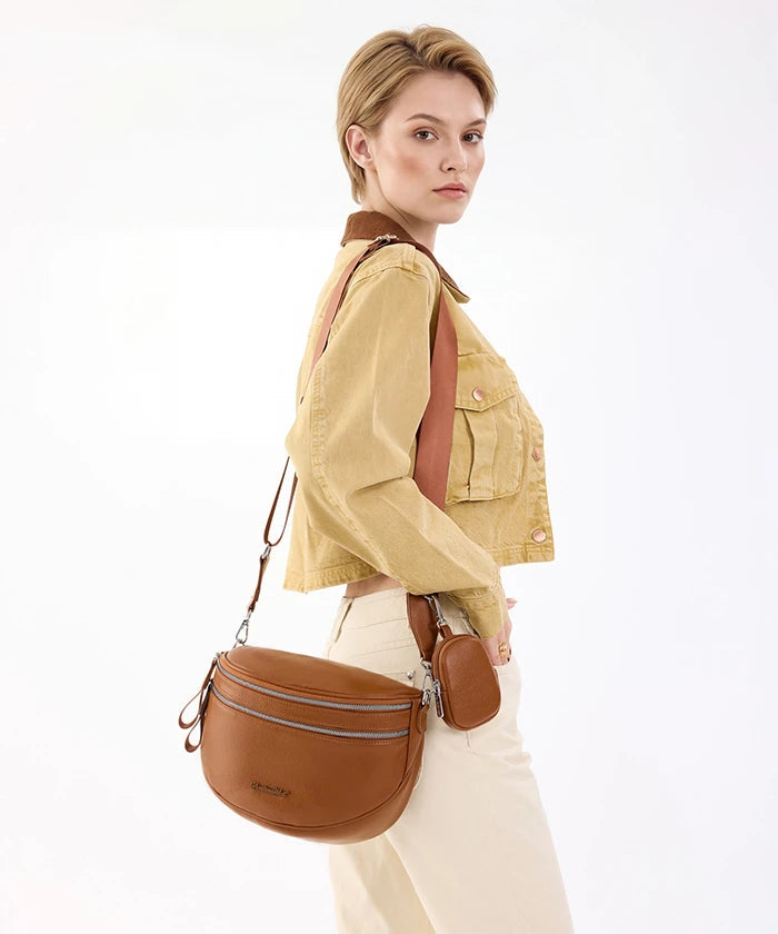 Montana West Dual Zipper Bum Bag
