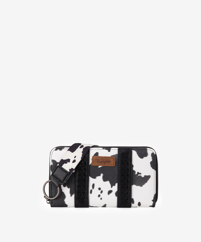 Wrangler Cow Print Concealed Crossbody Bag