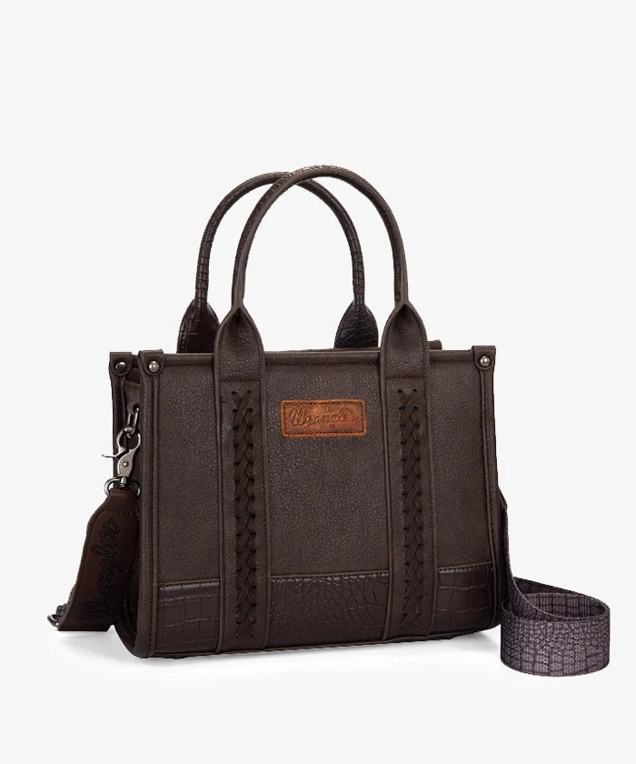 Wrangler Cow Print Crossbody Tote Bag