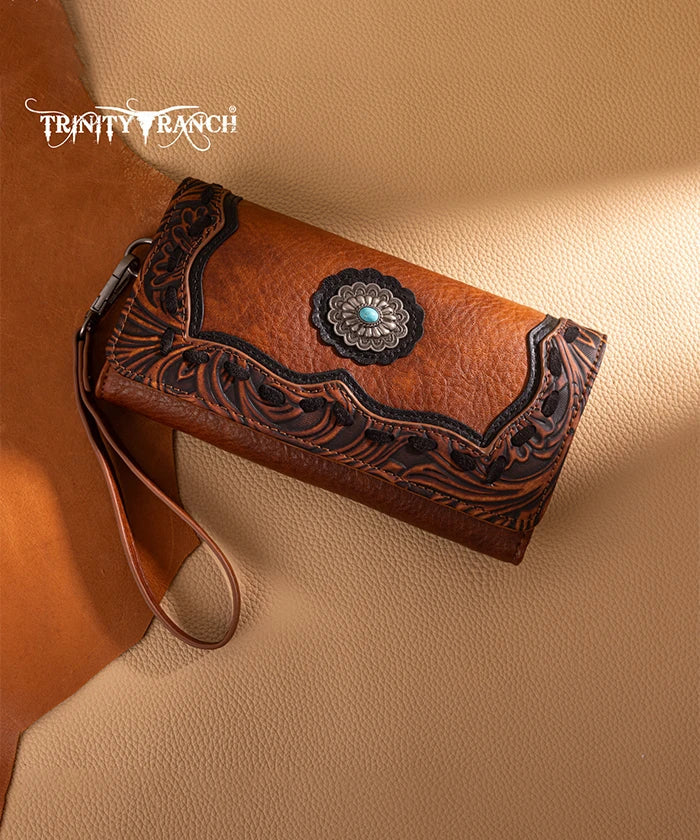 Trinity Ranch Floral Tooled Concealed Carry Tote Bag Collection