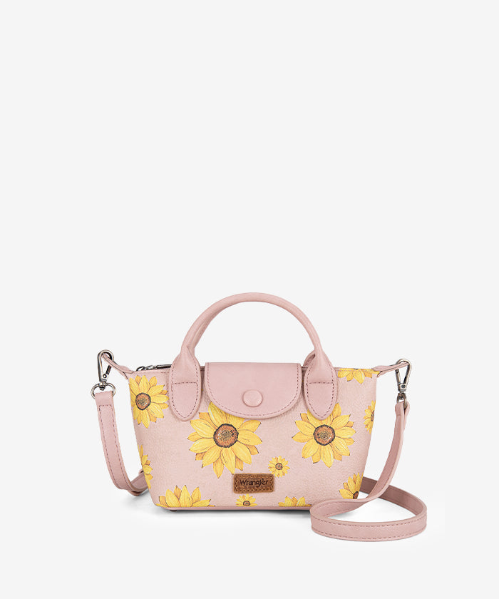 Wrangler Sunflower Print Mini Crossbody Bag
