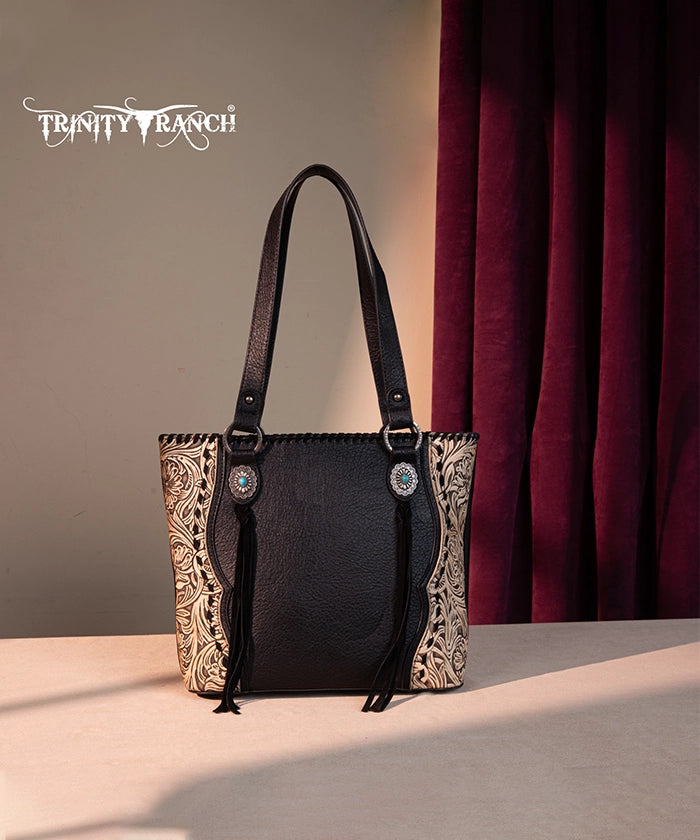 Trinity Ranch Floral Tooled Concealed Carry Tote Bag Collection