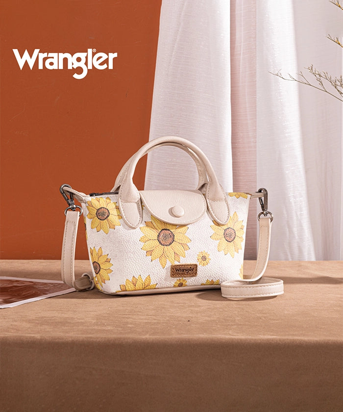 Wrangler Sunflower Print Mini Crossbody Bag