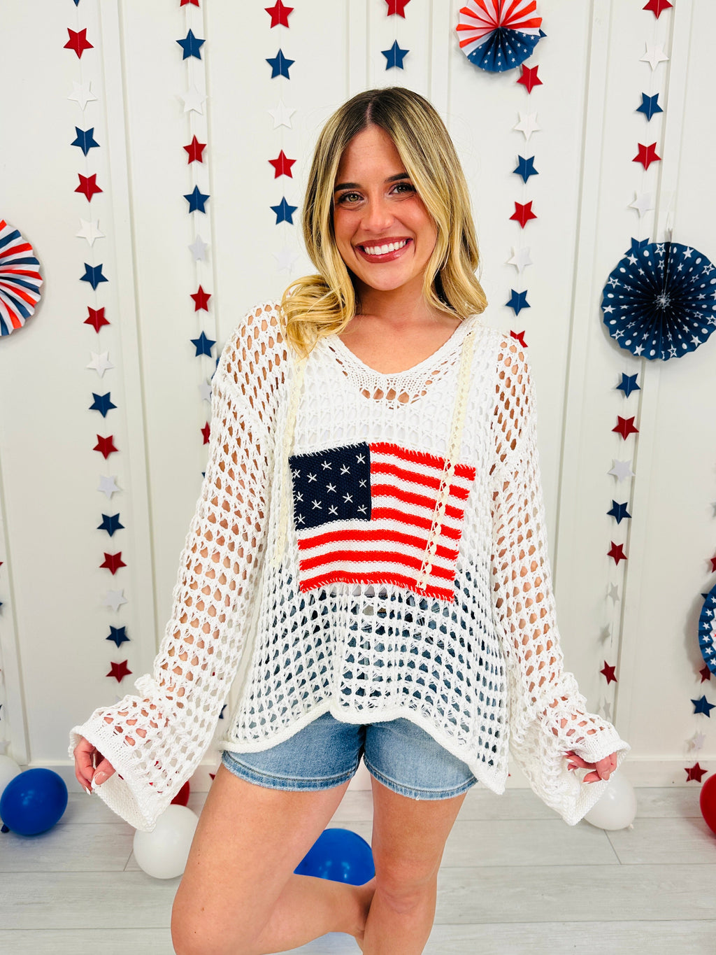 Star Spangled Sweetheart Top In Multiple Colors