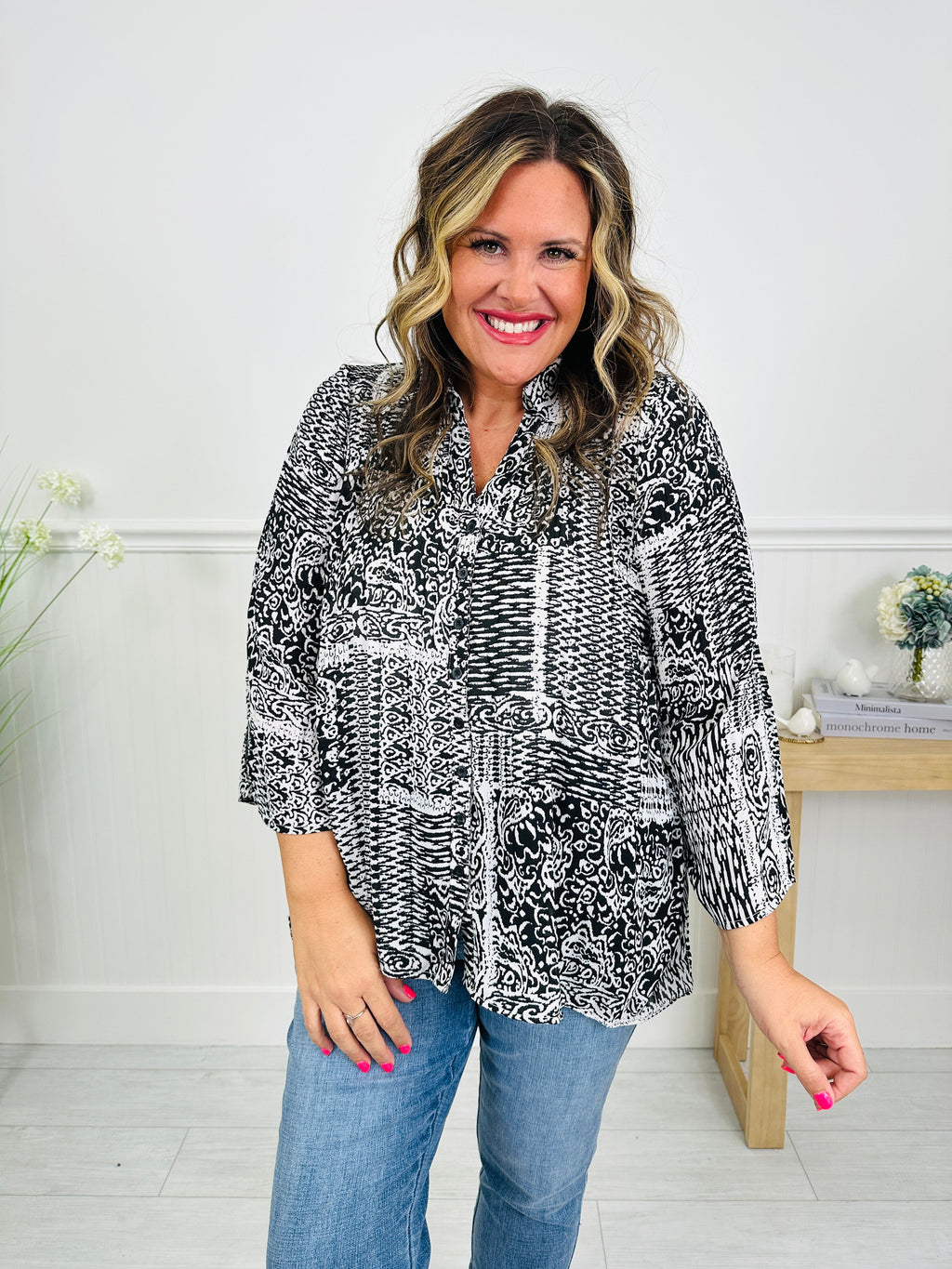 Let the Sunshine In Top in Santa Cruz Print
