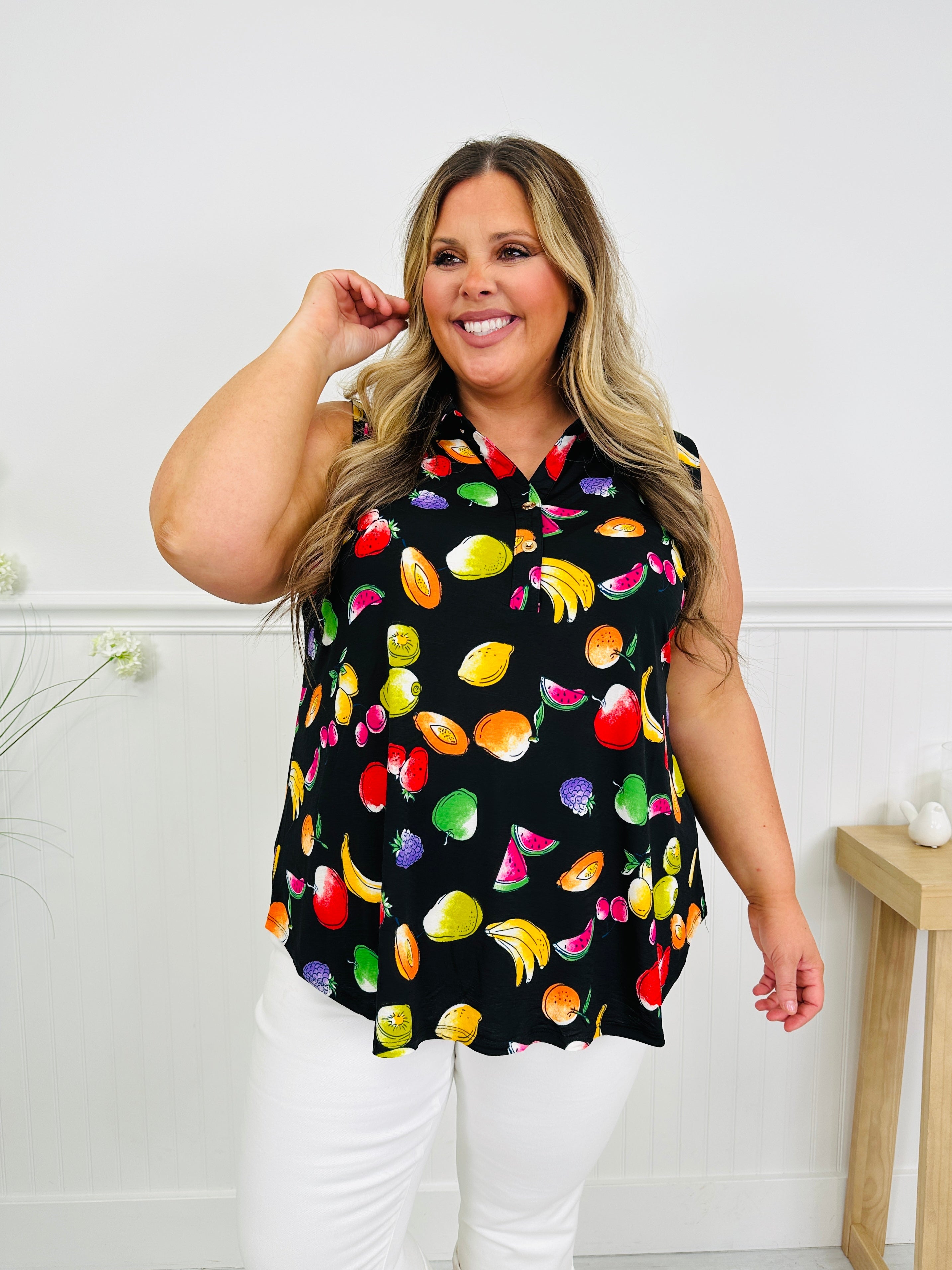 Styled For Summer Tank Top In Tampa Print