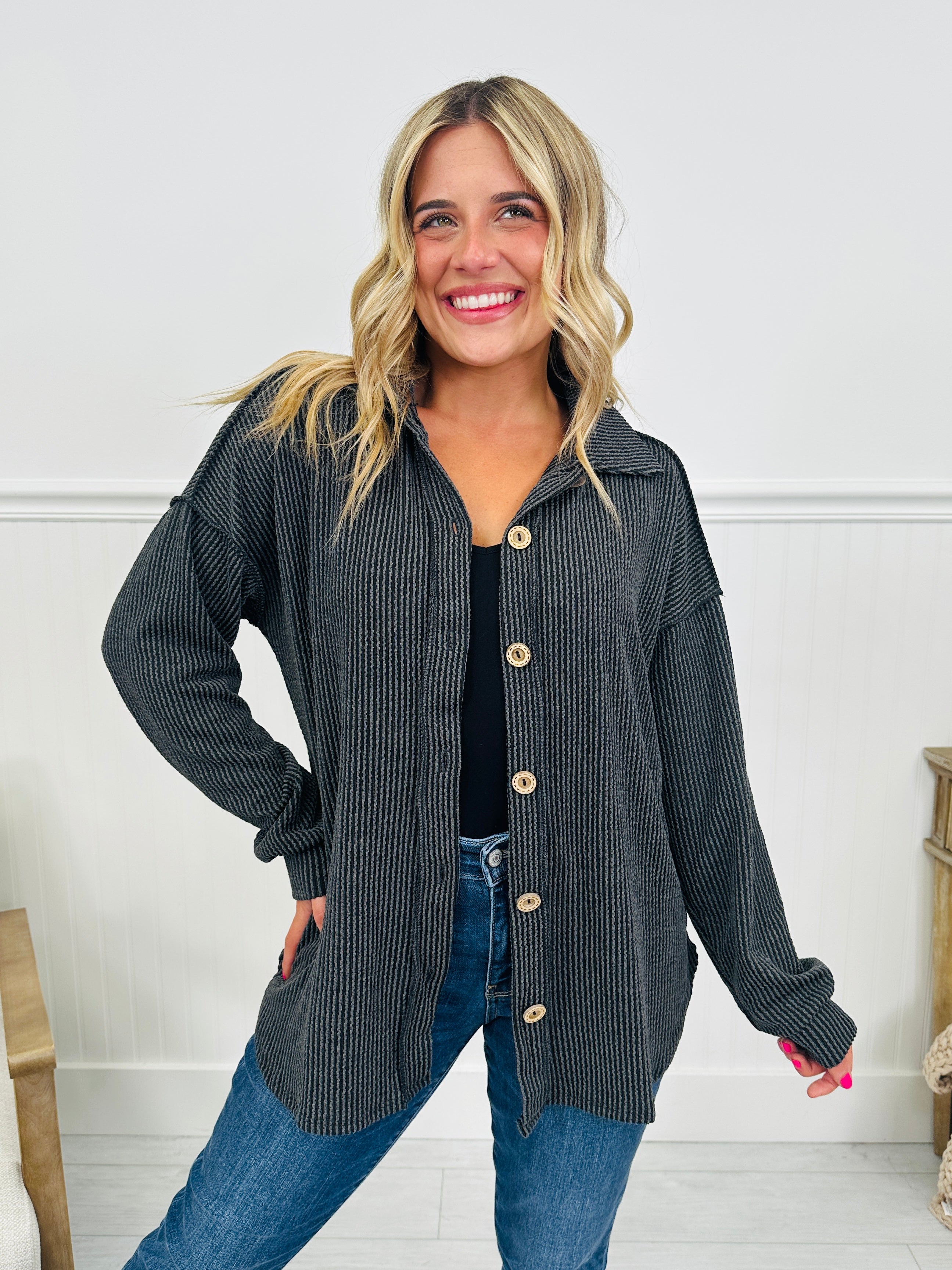 Fall Feelings Shacket In Multiple Colors