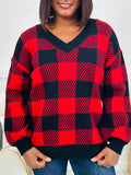 Midnight Grid Sweater