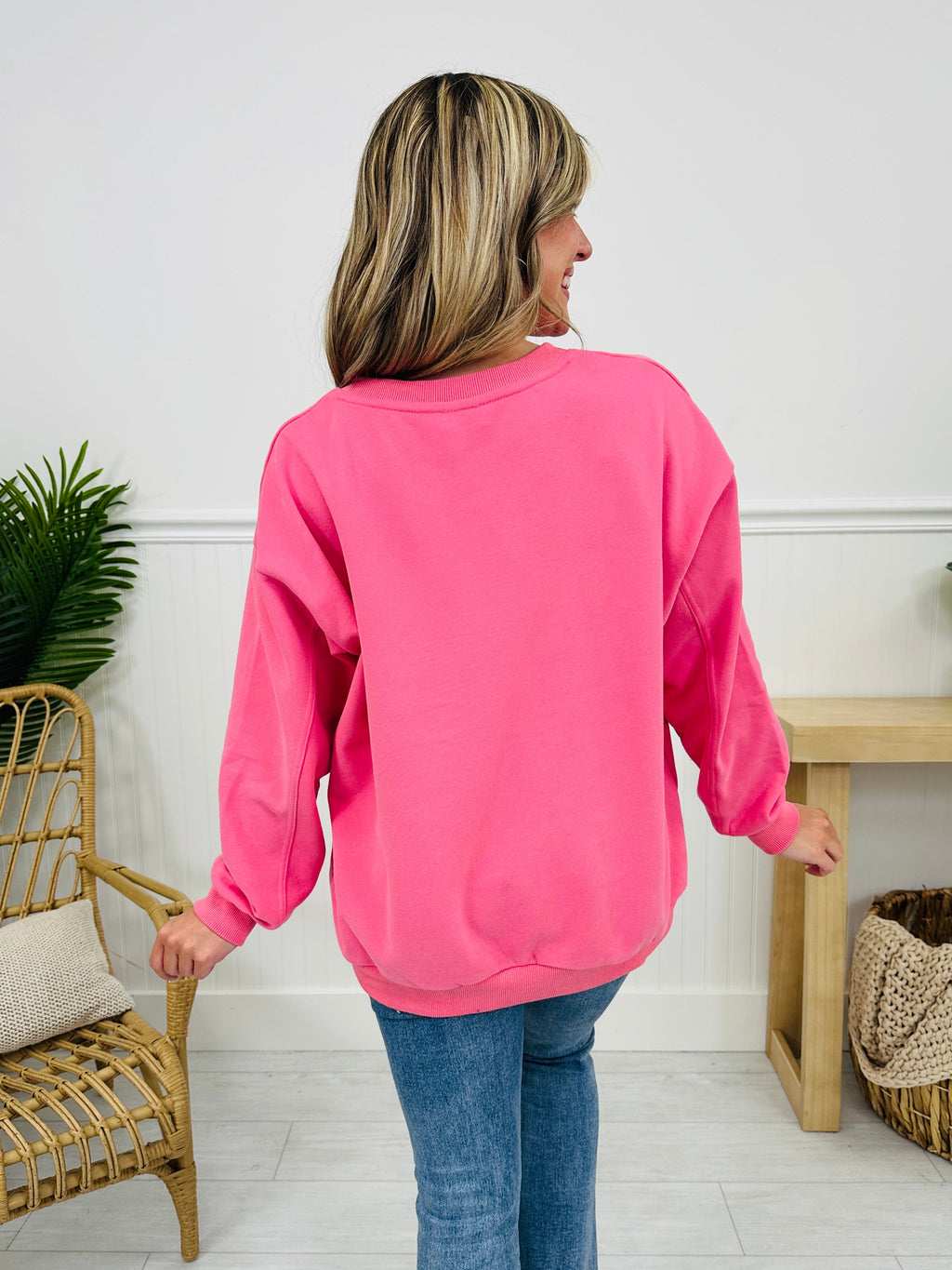 Teach MOCO Exclusive Crewneck In Pink