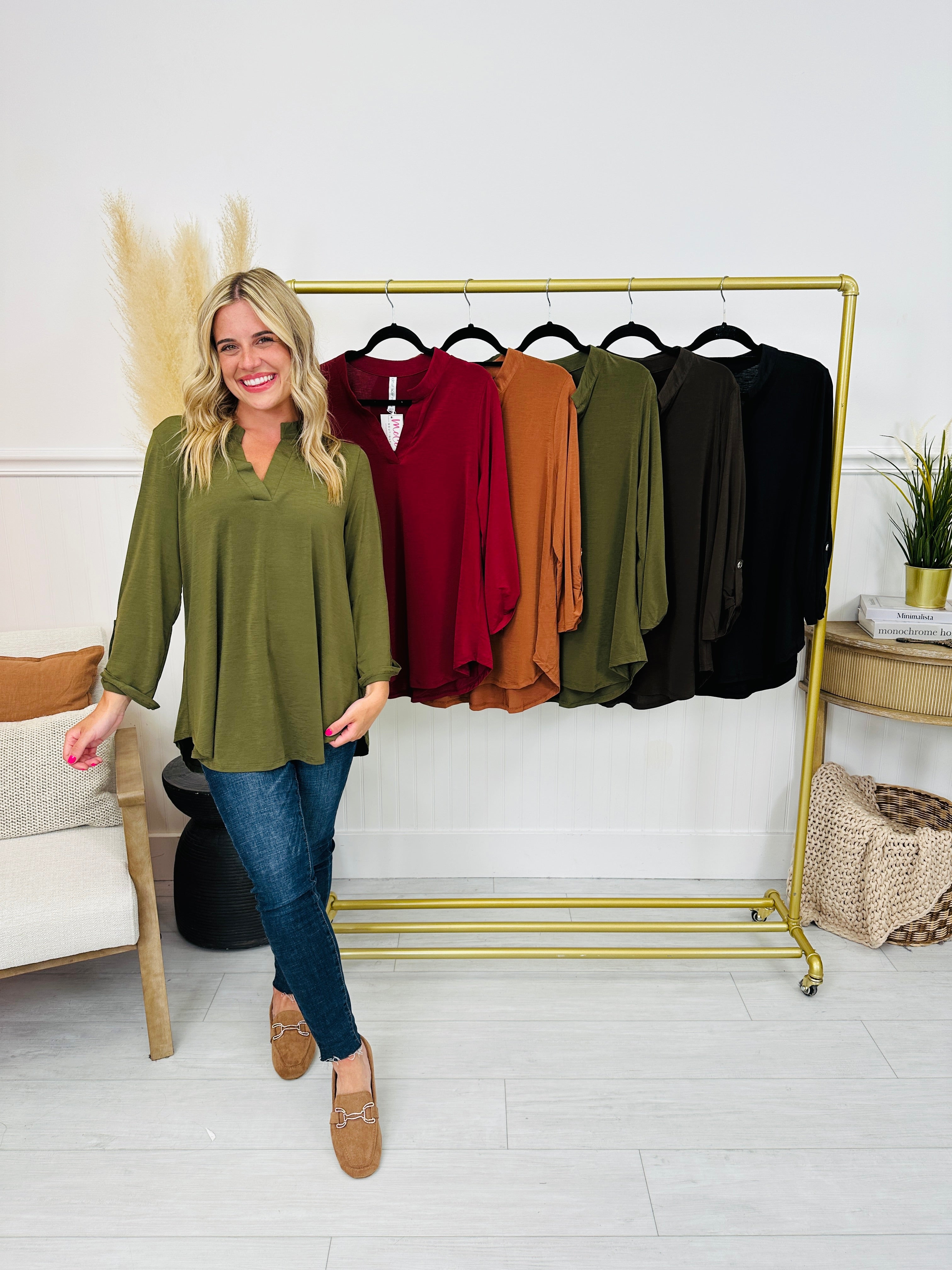 Feel Your Best Top- Multiple Colors!