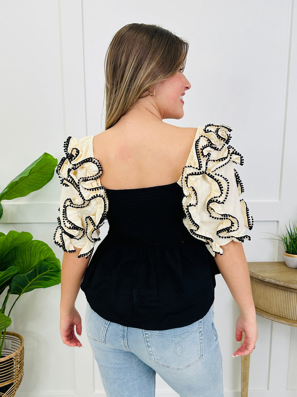 Romance in Ruffles Top