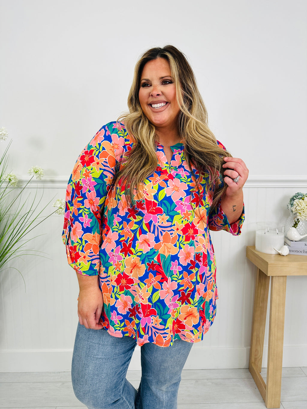 Sweet Like Spring Top in Savannah Print