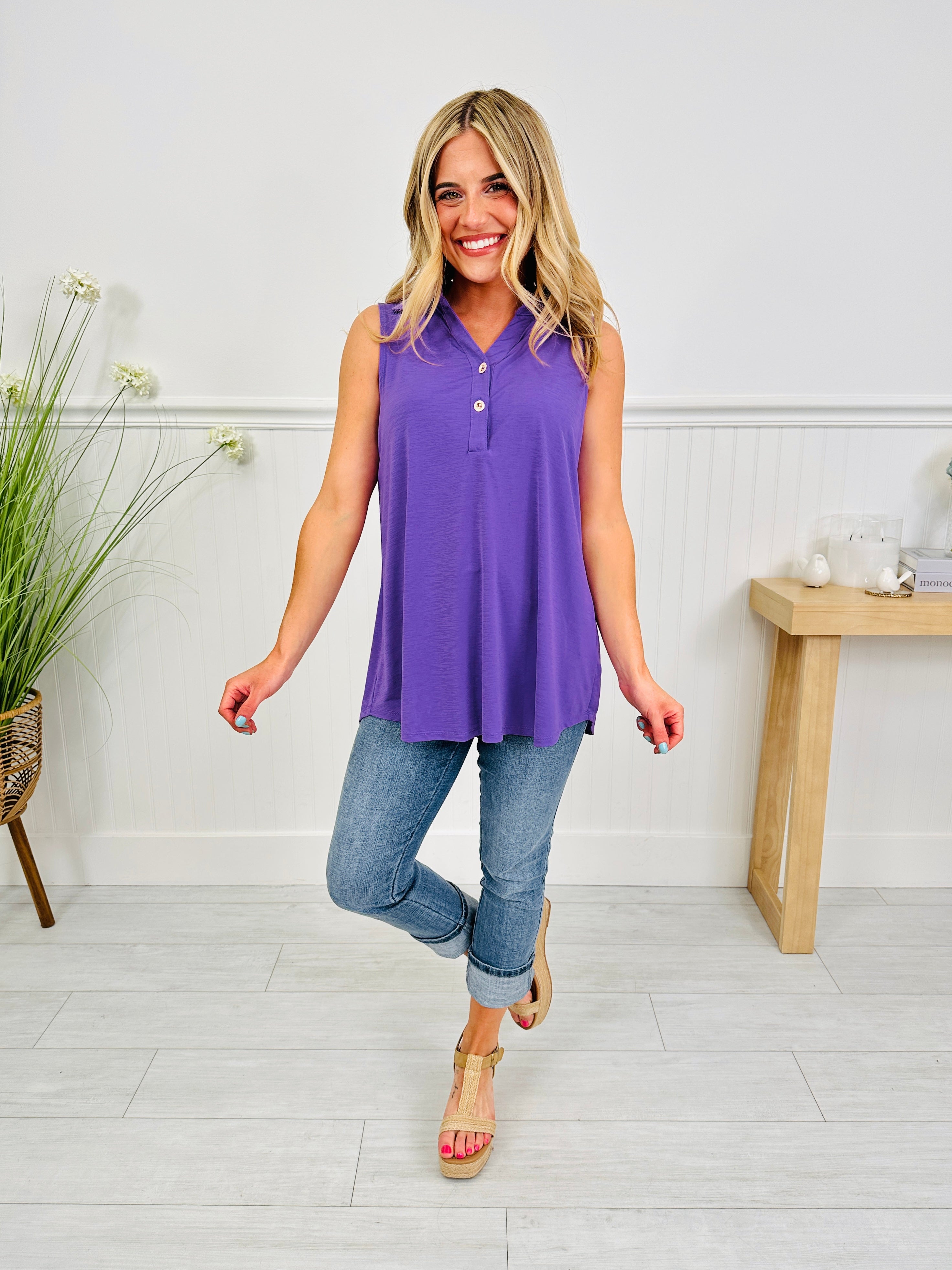 Easy Come Easy Go Tank Top in Multiple Colors
