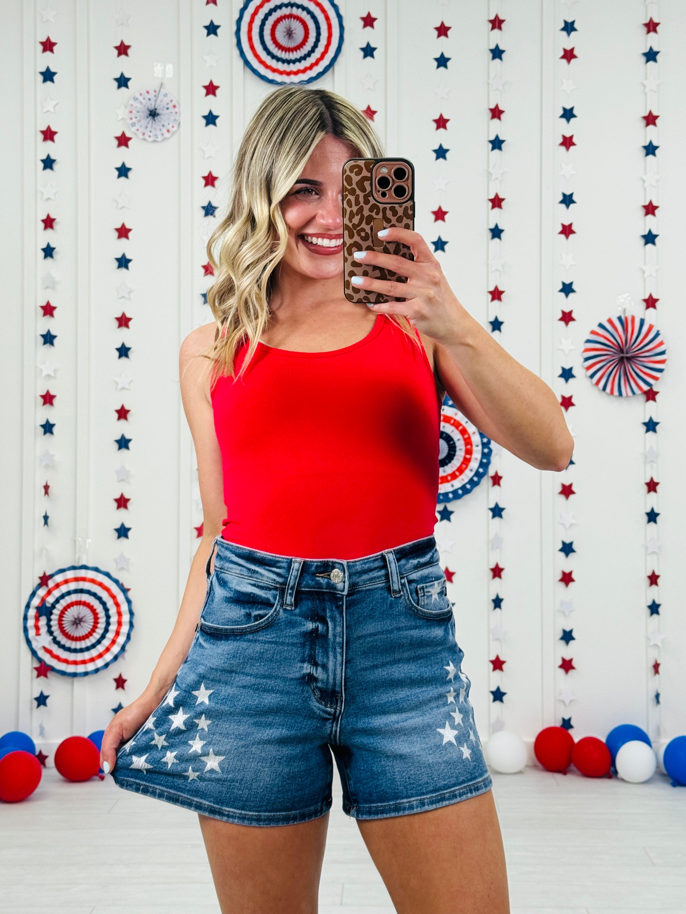 Judy Blue Star of Summer Shorts