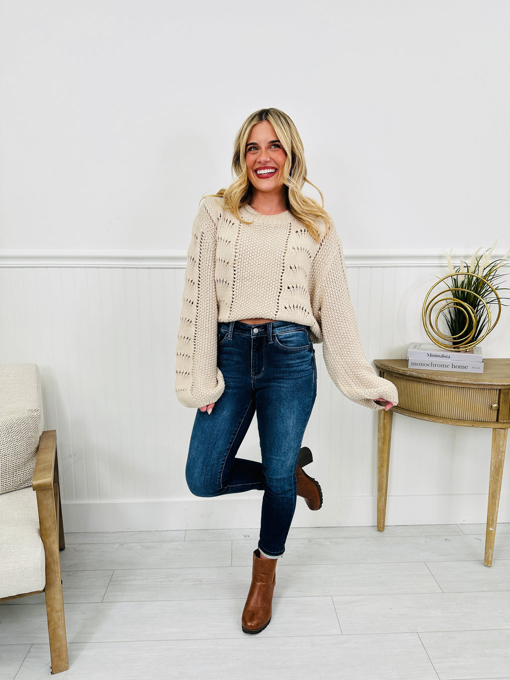 Judy Blue Keep Me Cozy Thermal Skinny Jeans