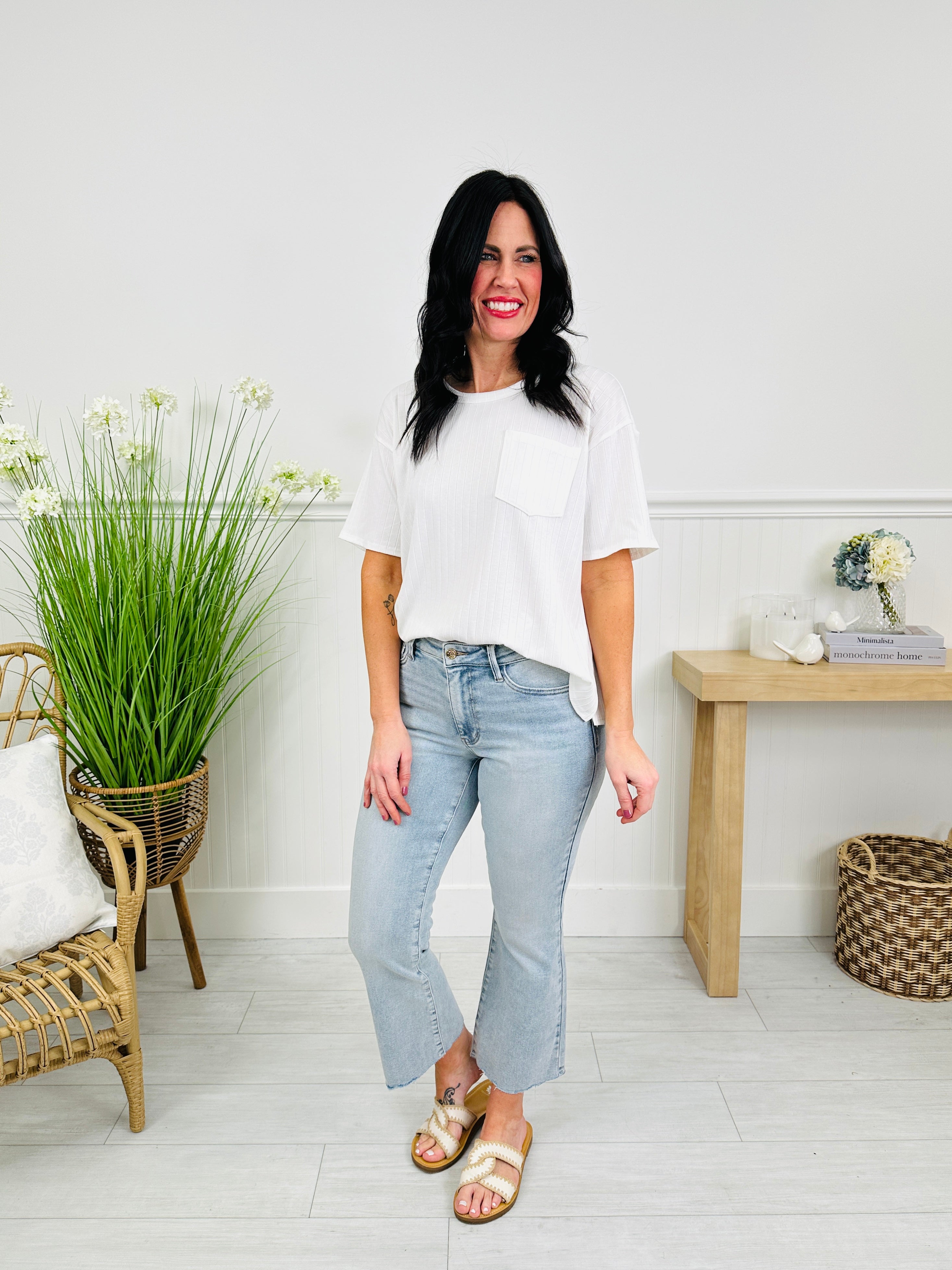Judy Blue Spring Shift Kick Flares