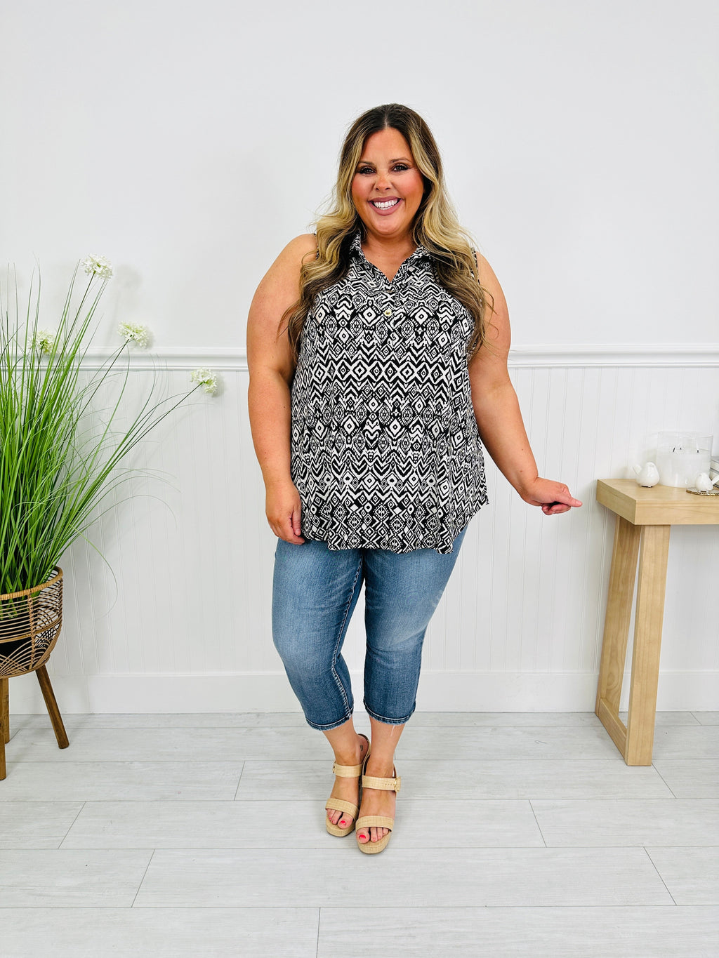 Styled For Summer Tank Top In Chicago Print