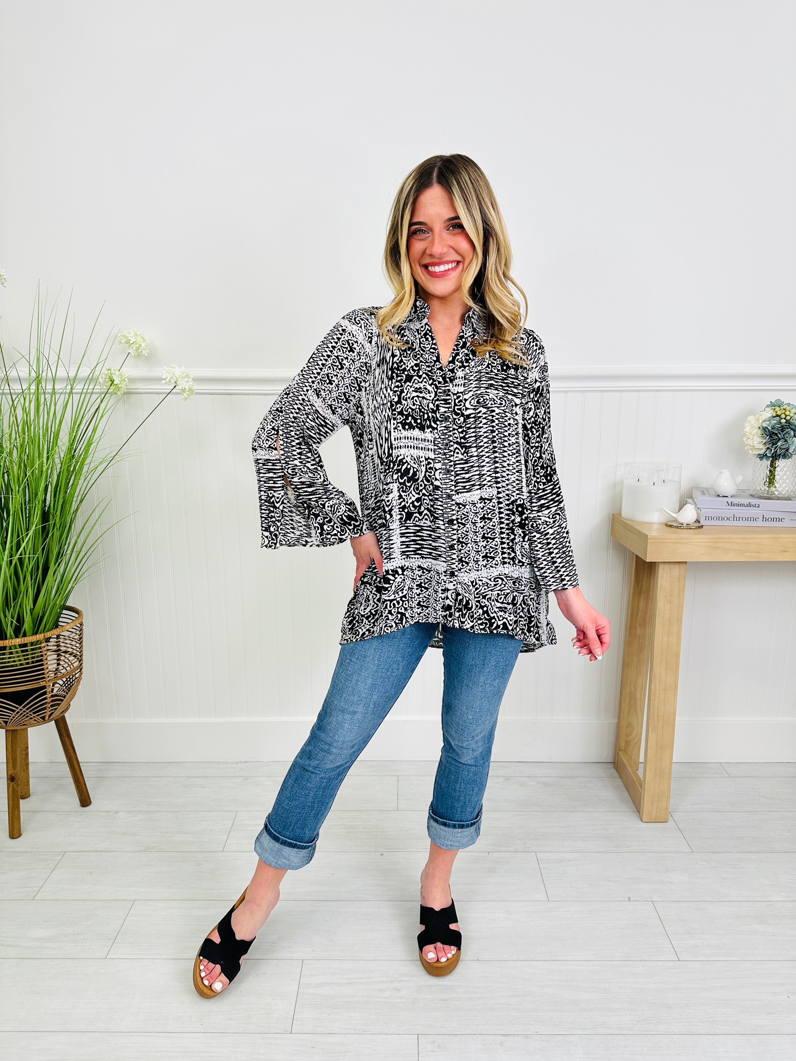 Let the Sunshine In Top in Santa Cruz Print