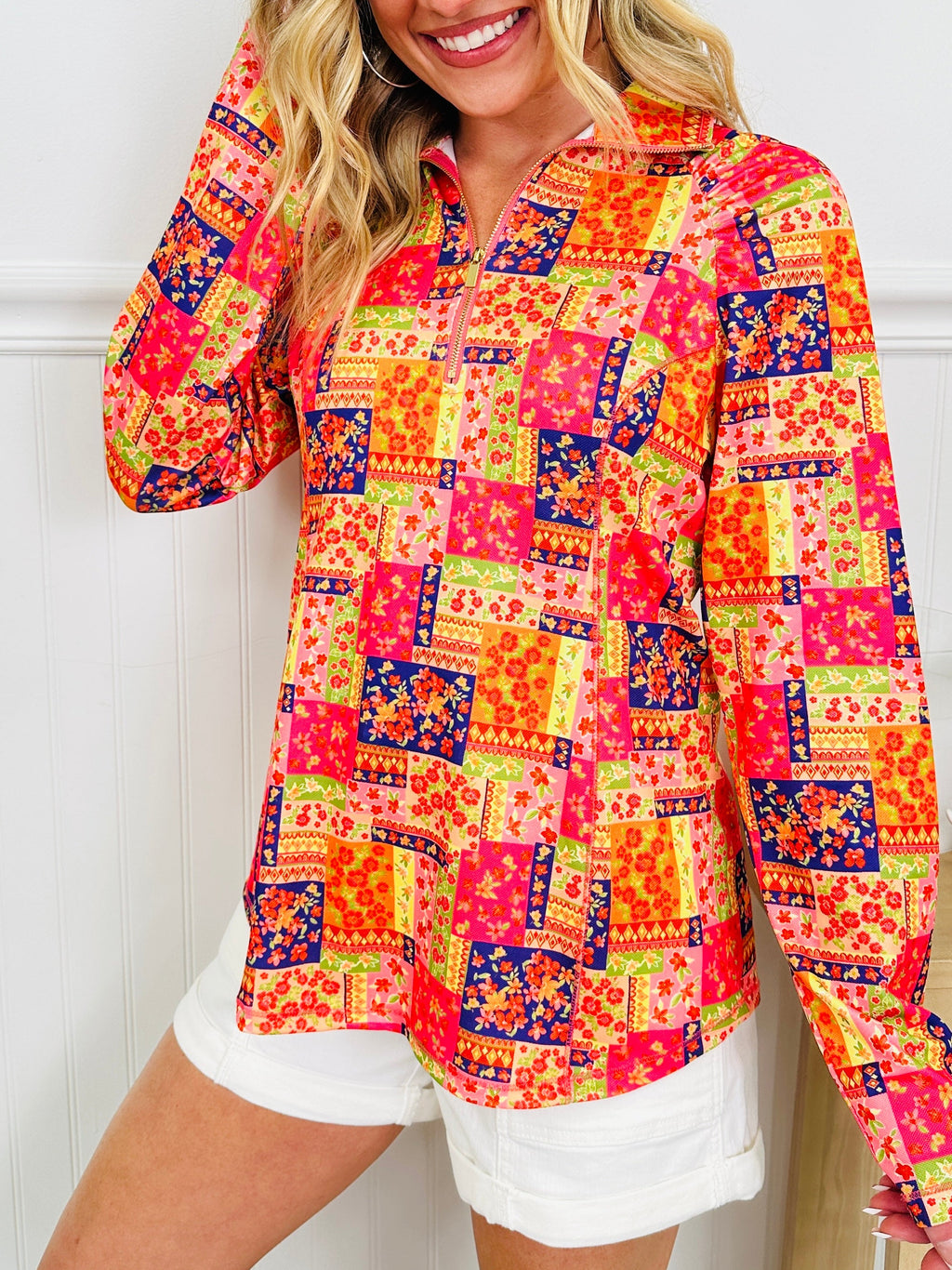 Where Spring Begins Top in Wilmington Print