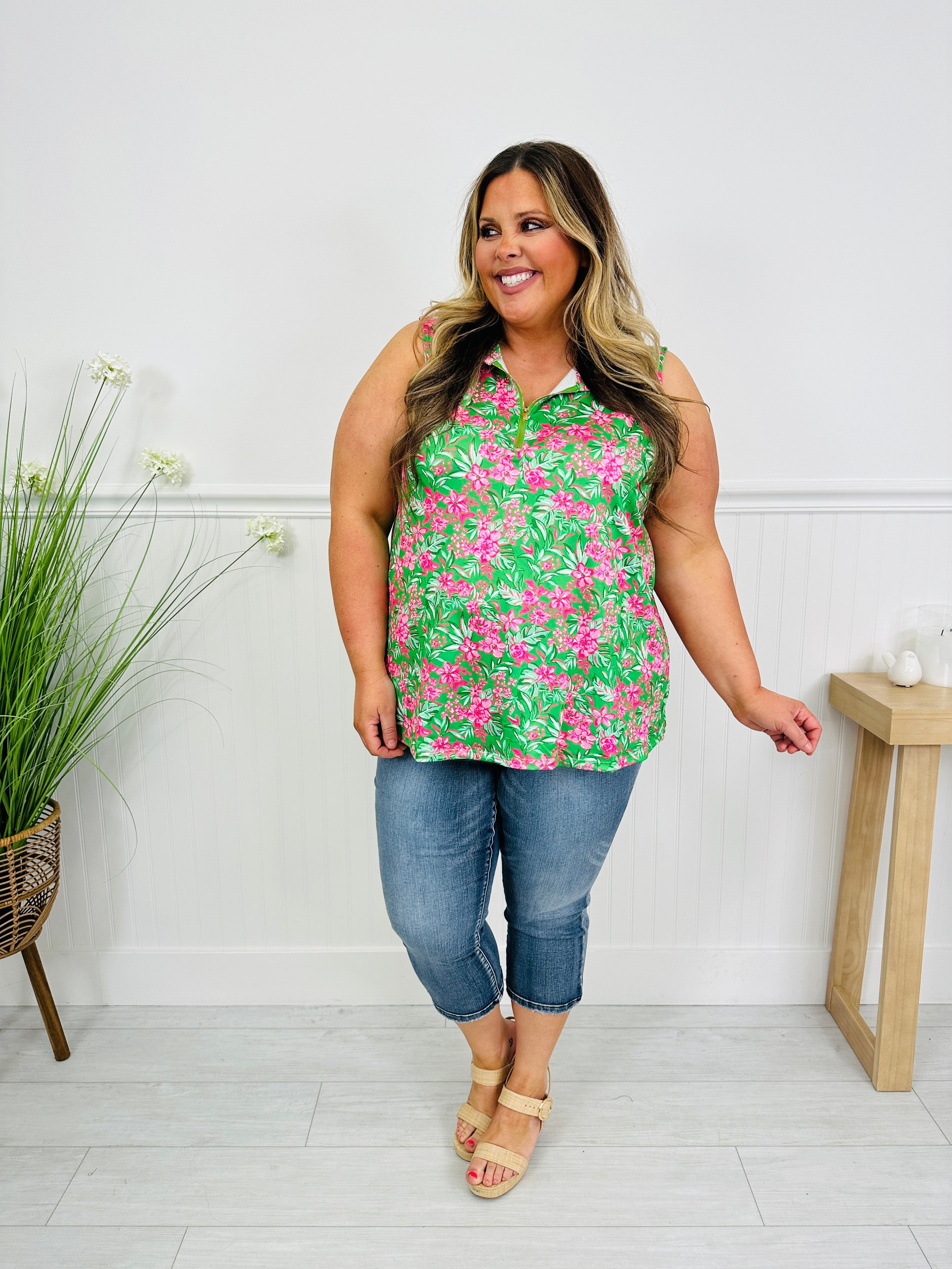 Heatwave Haven Tank Top in Savannah Print