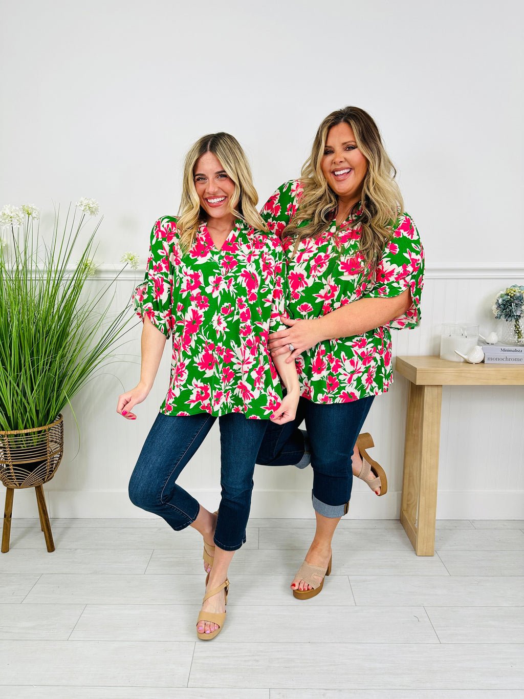 Radiate Sunshine Top in Anna Maria Print