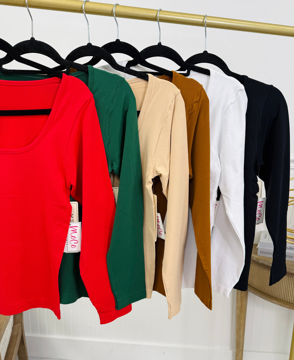 The Seamless Scoop Top In Multiple Colors