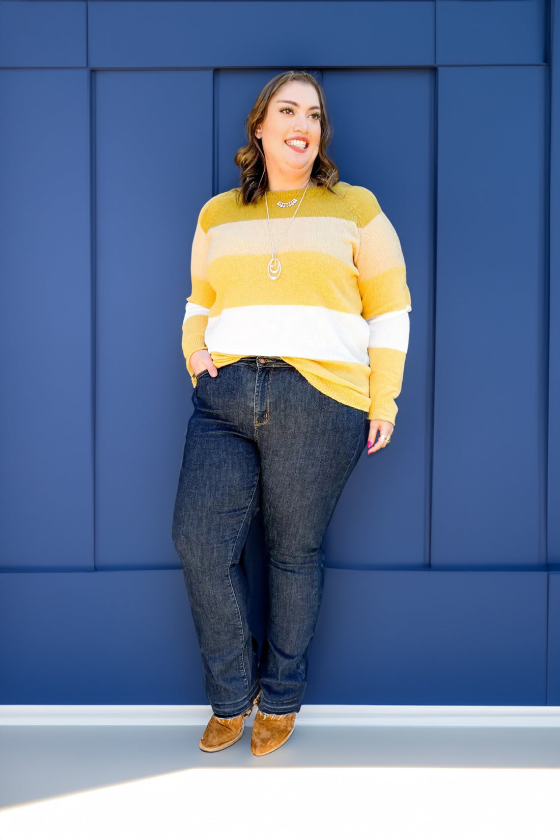 JUDY High-Rise Tummy Control Bootcut Jeans (Buy 2 Free Shipping)