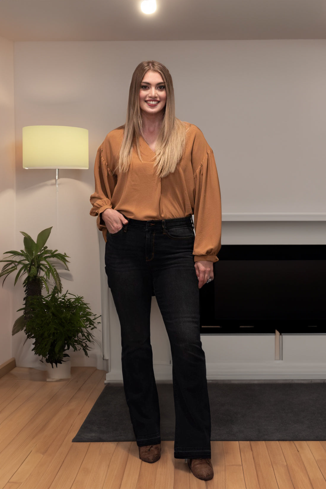 JUDY High-Rise Tummy Control Bootcut Jeans (Buy 2 Free Shipping)