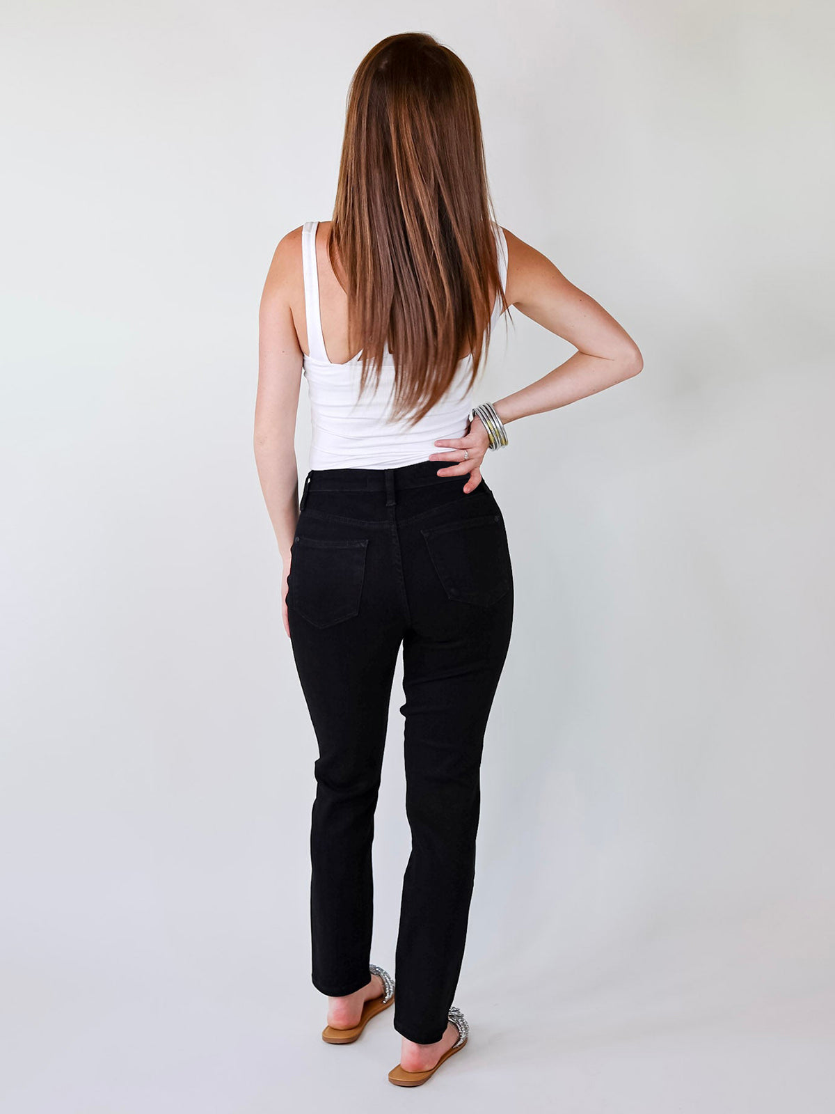 JUDY Tummy Control Cuffed Slim Fit Jeans (Buy 2 Free Shipping)