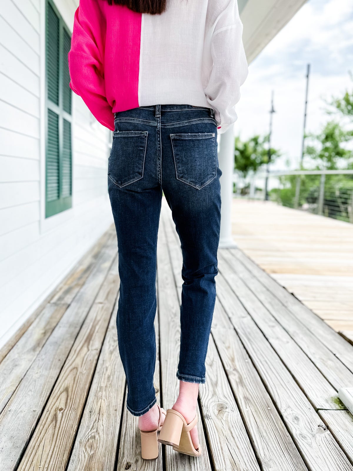 JUDY Tummy Control Cuffed Slim Fit Jeans (Buy 2 Free Shipping)