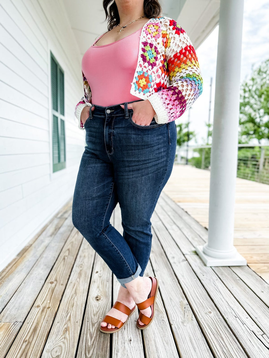 JUDY Tummy Control Cuffed Slim Fit Jeans (Buy 2 Free Shipping)