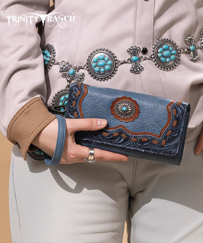 Trinity Ranch Floral Tooled Concealed Carry Tote Bag Collection