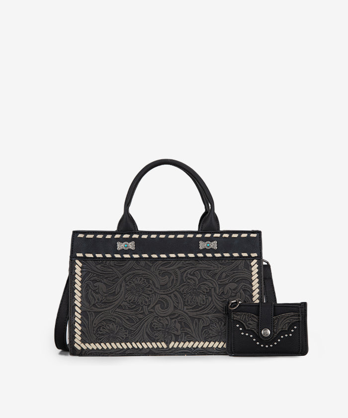 Montana West Floral Tooled Tote Bag Collection