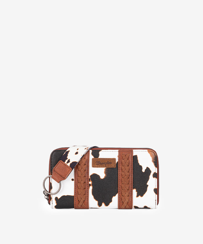 Wrangler Cow Print Concealed Crossbody Bag