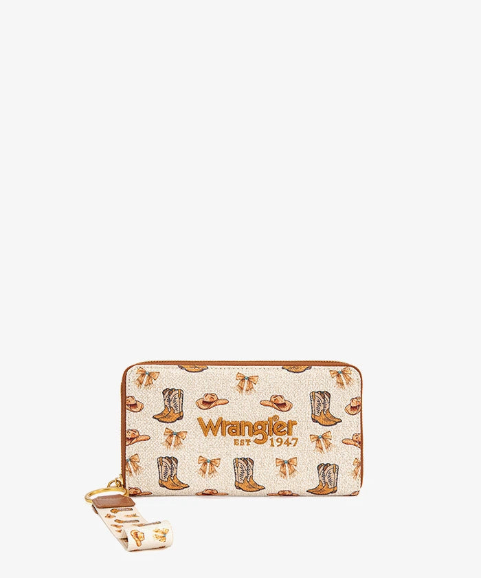 Wrangler Rodeo Icons Canvas Tote Bag