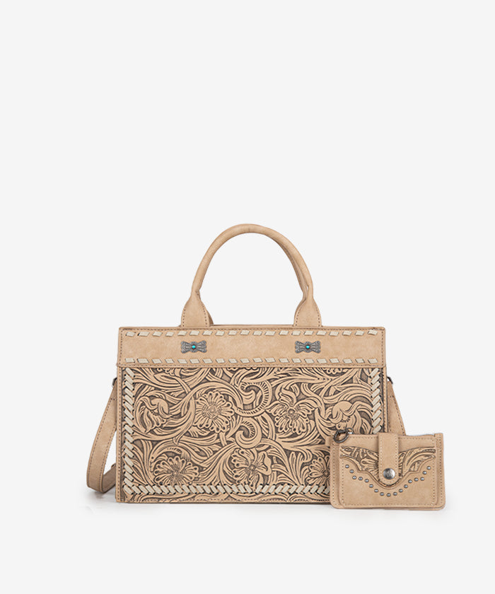 Montana West Floral Tooled Tote Bag Collection