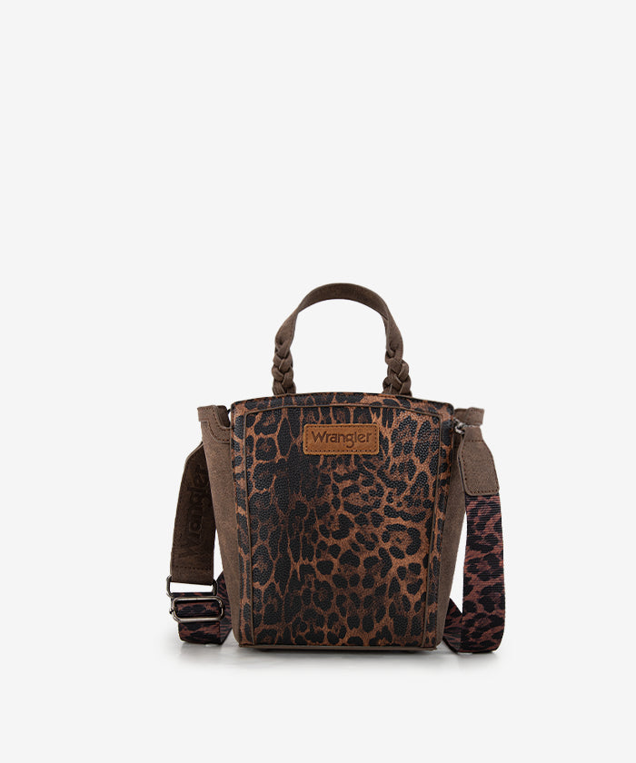 Wrangler Wildside Cheetah Top Handle Tote Bag