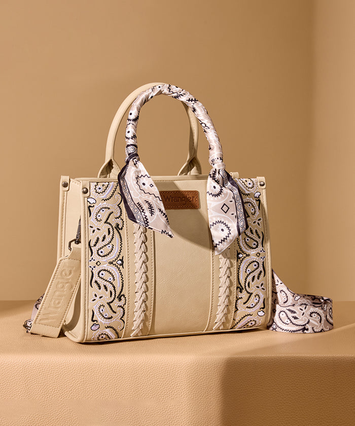 Wrangler Western Desert Paisley Tote Bag