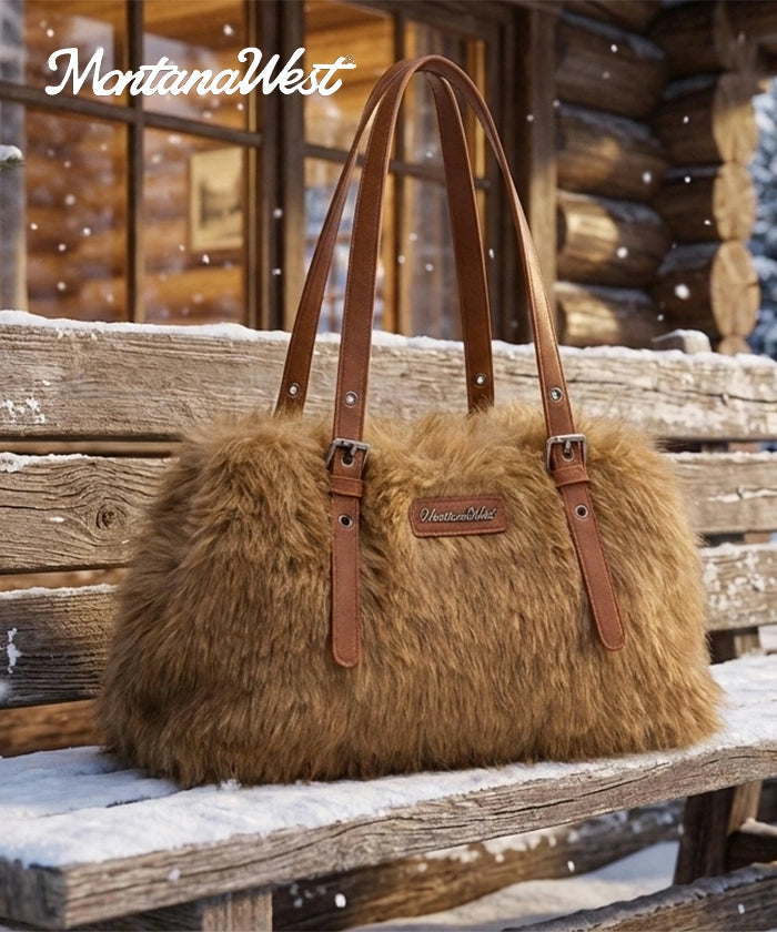 VIP DEAL | Montana West Plush Faux Fur Bag