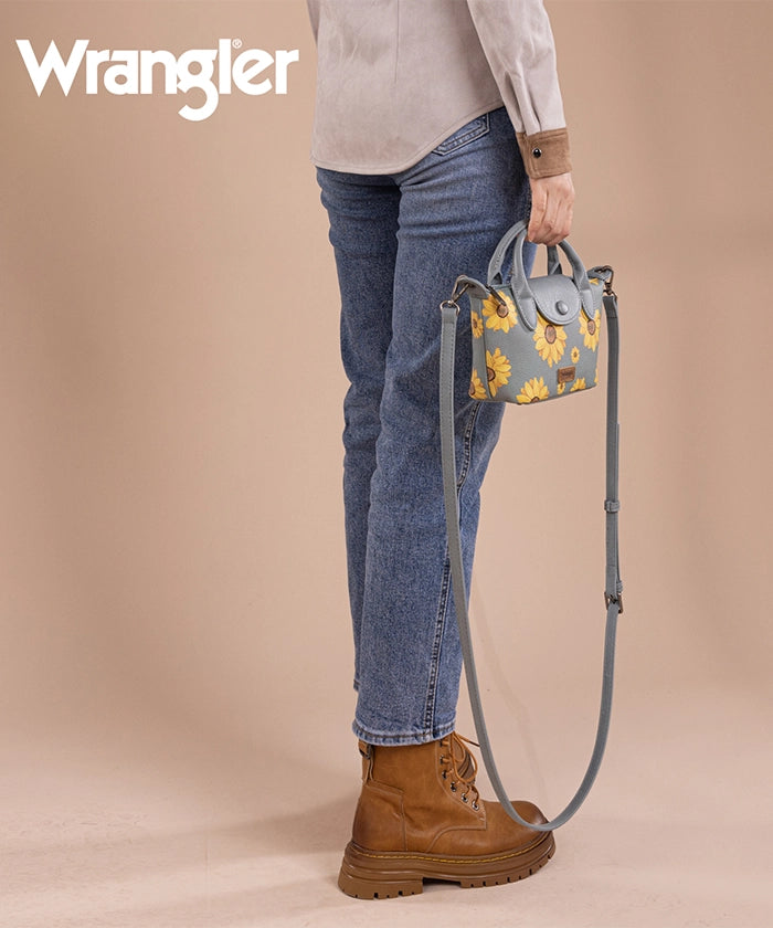 Wrangler Sunflower Print Mini Crossbody Bag