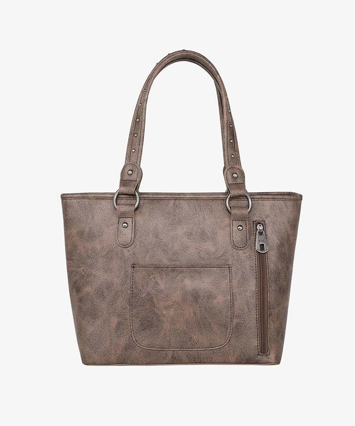 Montana West Cross Stitch Concealed Carry Tote Bag Set